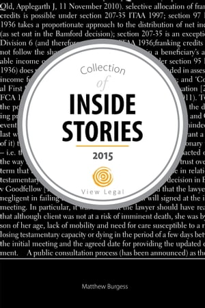 Collection of Inside Stories 2015
