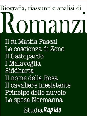 Riassunti di romanzi