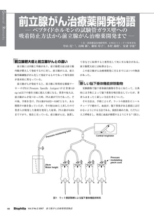 前立腺がん治療薬開発物語 ー ペプタイドホルモンの試験管ガラス壁への吸着防止方法から前立腺がん治療薬開発までー