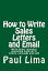 How to Write Sales Letters and Email