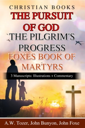Christian Books The Pursuit Of God The Pilgrim's Progress Foxes Book Of Martyrs