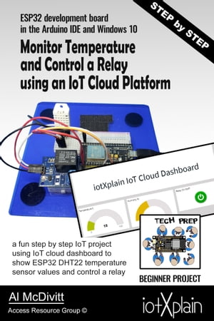 ESP32 Monitor Temperature and Control a relay us