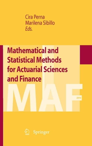 Mathematical and Statistical Methods for Actuarial Sciences and Finance