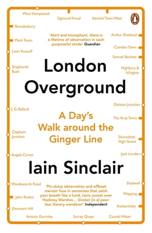 ＜p＞＜strong＞Iain Sinclair explores modern London through a day's hike around the London Overground route.＜/strong＞＜/p＞ ＜p＞Echoing his journey in ＜em＞London Orbital＜/em＞ over a decade ago, Iain Sinclair narrates his second circular walk around the capital. Shortly after rush-hour and accompanied by a rambling companion, Sinclair begins walking along London's Overground network, or, 'Ginger Line'. With characteristic playfulness, detours into folk history, withering assessments of the political classes and a joyful allegiance to the ordinary oddball, Sinclair guides us on a tour of London's trendiest new transport network - and shows the shifting, changing city from new and surprising angles.＜/p＞ ＜p＞'He is incapable of writing a dull paragraph' ＜em＞Scotland on Sunday＜/em＞＜br /＞ ＜em＞'Sinclair breathes wondrous life into monstrous man-made landscapes' Times Literary Supplement＜/em＞＜/p＞ ＜p＞*'*＜strong＞If you are drawn to English that doesn't just sing, but sings the blues and does scat and rocks the joint, try Sinclair. His sentences deliver a rush like no one else's＜/strong＞' ＜em＞Washington Post＜/em＞＜/p＞ ＜p＞Iain Sinclair's books include ＜em＞London Orbital, Hackney, That Rose-Red Empire, Downriver＜/em＞ (which won the James Tait Black Memorial Prize and the Encore Award) ＜em＞Ghost Milk＜/em＞ and ＜em＞American Smoke＜/em＞. He lives in Hackney, East London.＜/p＞画面が切り替わりますので、しばらくお待ち下さい。 ※ご購入は、楽天kobo商品ページからお願いします。※切り替わらない場合は、こちら をクリックして下さい。 ※このページからは注文できません。