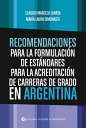 Recomendaciones para la formulaci?n de est?ndare