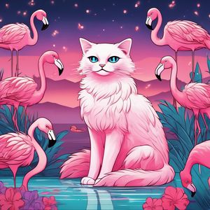 The Feline Flamingo