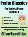Petite Classics for Easiest Piano Booklet V ? Clair De Lune Morning Peer Gynt La...