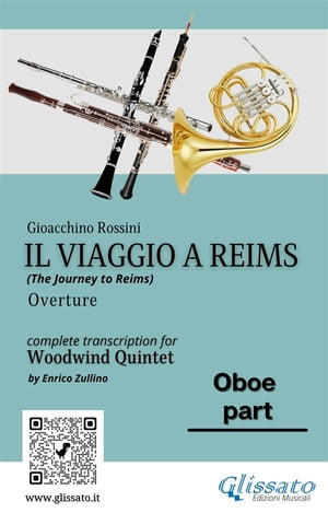 Oboe part of Il viaggio a Reims for Woodwind Quintet (The Journey to Reims) overture【電子書籍】 a cura di Enrico Zullino