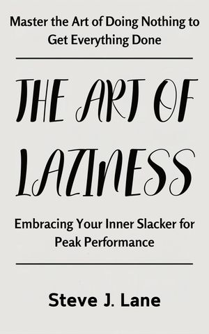 The Art of Laziness: Embracing Your Inner Slacker for Peak Performance