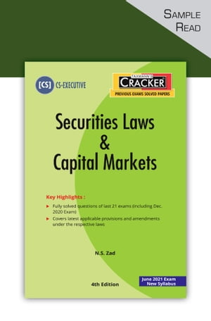 Taxmann's CRACKER – Securities Laws & Capital Markets