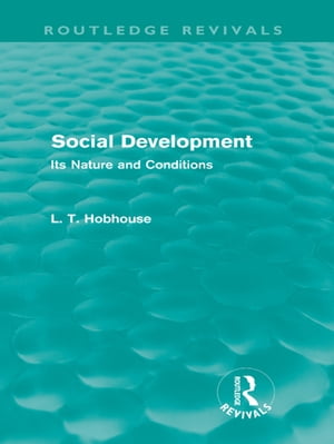 Social Development (Routledge Revivals)