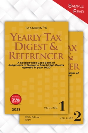 Taxmann's Yearly Tax Digest & Referencer (Set of 2 Volumes)