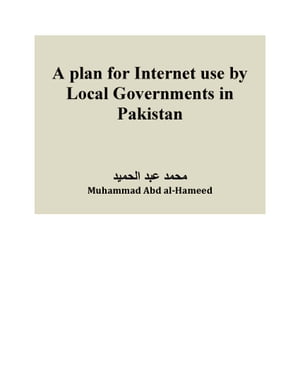 A plan for Internet use by Local Governments in Pakistan