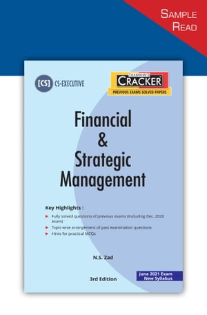 Taxmann's CRACKER – Financial & Strategic Management