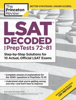 #1: 10 Actual, Official LSAT Preptestsβ