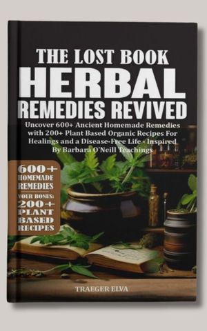 The Lost Book of Herbal Remedies Revived Uncover 600+ Ancient Homemade Remedies with Over 200+ Plant Based Organic Recipes for Healings and Disease-Fr...