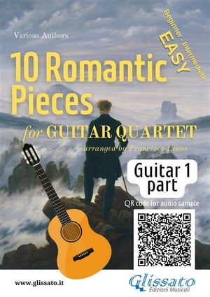 Guitar 1 part of "10 Romantic Pieces" for Guitar Quartet