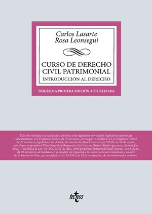 Curso de Derecho Civil patrimonial Introducci?n al Derecho