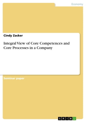 Integral View of Core Competences and Core Processes in a CompanyŻҽҡ[ Cindy Zacker ]