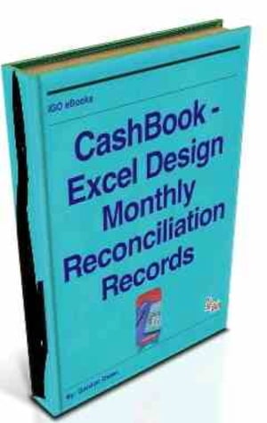 CashBook - Excel Design Monthly Reconciliation Records