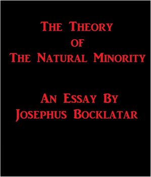 The Theory of The Natural Minority【電子書