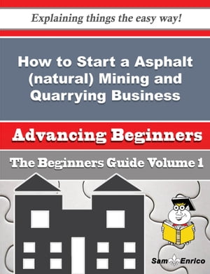 How to Start a Asphalt (natural) Mining and Quarrying Business (Beginners Guide)