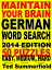 Maintain Your Brain German Word Search, 2014 Edition