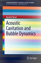 Acoustic Cavitation and Bubble Dynamics【電子書籍】[ Kyuichi Yasui ]