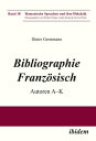 Bibliographie Franz?sisch Autoren A - K