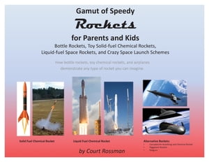 ＜p＞Rockets are very general. Anything that squirts or blasts some exhaust out the back is a rocket, typically with its own fuel and oxidizer.＜/p＞ ＜p＞1.＜strong＞Water bottles＜/strong＞ can easily be made into high air pressure air or water rockets. A kit will give you corks that pop out when the pressure gets high enough. To get controlled higher air pressure, you need to build a PVC pipe launch tube, with tire pump nozzles, and corks.＜/p＞ ＜p＞2.＜strong＞Toy chemical rockets＜/strong＞ are faster and there are many kits, which come with the launch pad, and the parachute is also supplied.＜/p＞ ＜p＞3.＜strong＞Huge space chemical rockets＜/strong＞ are remarkably similar to toy chemical rockets, except liquid fuels are used like very cold hydrogen. Solid fuel is also sometimes used as a first stage booster, when just want large thrust and do not need to throttle.＜/p＞ ＜p＞Rockets are in an exciting era, with many launches of astronauts, satellites, and robots for planets. Commercial, not NASA, rockets are supplying the International Space Station and launching many satellites. Commercial rockets are experimenting with cost saving designs, like self landing re-usable boosters, hybrid-fuel engines, and piggy backing on an airplane before igniting the rockets. Instead of being a taxi service to the Space Station, large aeronautic companies are focusing on going to the Moon and Mars. NASA is free to focus on running missions in the Space Station, building robots to explore Mars, and developing plans to have people live on Mars and the Moon.＜/p＞ ＜p＞＜strong＞Part 1: Rocket types＜/strong＞＜/p＞ ＜p＞Compares the three different types of rockets - water bottle, toy chemical, and real space rockets - with their different speeds and altitudes, different fuels and energy sources (pressurized air, solid fuel, and liquid fuel).＜/p＞ ＜p＞＜strong＞Part 2: Details of Rocket types＜/strong＞＜/p＞ ＜p＞1.＜strong＞Toy chemical rockets＜/strong＞ provide a direct comparison to larger space rockets, but they accelerate too fast, typically use only solid fuels and only one stage.＜/p＞ ＜p＞2.＜strong＞Space chemical rockets＜/strong＞ have multiple stages to enable the orbital velocity and escape from earth. Design choices such as liquid and solid fuels, multi-stage rocket sections, and flight trajectory planning for the mission are explained.＜/p＞ ＜p＞＜strong＞Part 3: Future Rocket types＜/strong＞＜/p＞ ＜p＞Describes futuristic cascaded engines to use oxygen in the atmosphere to get a rocket moving in the first stage, instead of lifting all that oxidizer weight. Also compares rockets to rail-gun cannons and space elevators.＜/p＞ ＜p＞＜strong＞?This book is one of two versions. This heavier version does go into detailed engineering analysis in the appendices only. The other lighter version, 'Gamut of Speedy Rockets, for Kids', is mostly the same but does not have appendices, and does not go into detailed analysis. This other lighter version is more fun and appropriate for someone who is not interested in engineering equations.＜/strong＞＜/p＞画面が切り替わりますので、しばらくお待ち下さい。 ※ご購入は、楽天kobo商品ページからお願いします。※切り替わらない場合は、こちら をクリックして下さい。 ※このページからは注文できません。