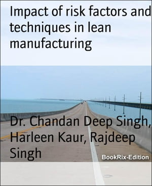 Impact of risk factors and techniques in lean manufacturingŻҽҡ[ Dr. Chandan Deep Singh ]