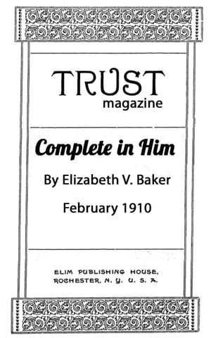 Complete in HimŻҽҡ[ Elizabeth V. Baker ]