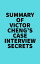 Summary of Victor Cheng's Case Interview Secrets