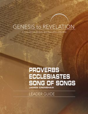 ŷKoboŻҽҥȥ㤨Genesis to Revelation: Proverbs, Ecclesiastes, Song of Songs Leader Guide A Comprehensive Verse-by-Verse Exploration of the BibleŻҽҡ[ James Crenshaw ]פβǤʤ1,953ߤˤʤޤ