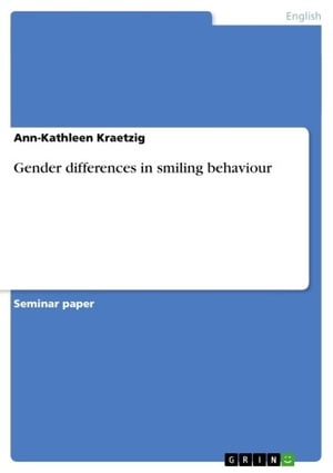 Gender differences in smiling behaviour