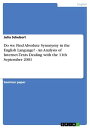 Do we Find Absolute Synonymy in the English Language? - An Analysis of Internet-Texts Dealing with the 11th September 2001 An Analysis of Internet-Texts Dealing with the 11th September 2001【電子書籍】[ Julia Schubert ]