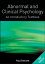 Abnormal And Clinical Psychology: An Introductory Textbook
