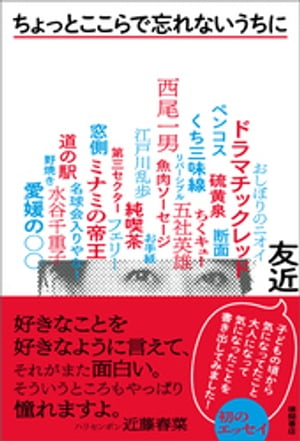 ちょっとここらで忘れないうちに【電子書籍】[ 友近 ]