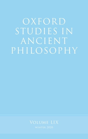 Oxford Studies in Ancient Philosophy, Volume 59