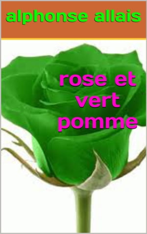 rose et vert pomme