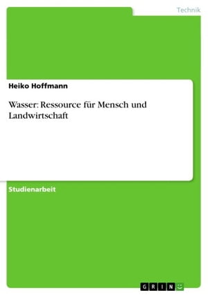 Wasser: Ressource für Mensch und Landwirtschaft