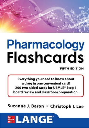 LANGE Pharmacology Flash Cards, Fifth Edition