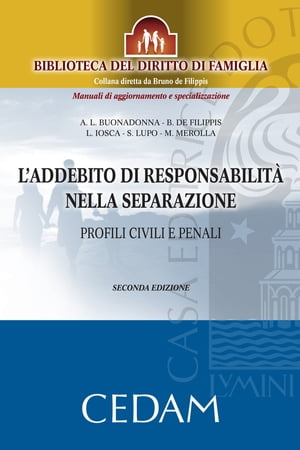 L'addebito di responsabilità nella separazione. Seconda edizione