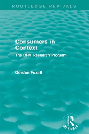 Consumers in Context