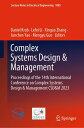 Complex Systems Design & Management Proceedings of the 14th International Conference on Complex Systems Design & Management CSD&M 2023【電子書籍】