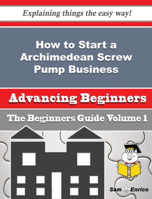 How to Start a Archimedean Screw Pump Business (Beginners Guide)