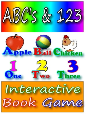 ABC Books for Kids:ABC’s & 123 An Interactive book game