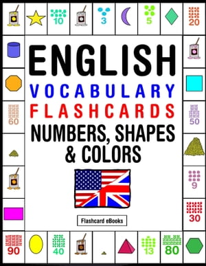 English Vocabulary Flashcards: Numbers, Shapes & Colors