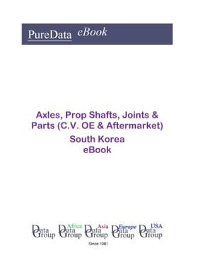 Axles, Prop Shafts, Joints & Parts (C.V. OE & Aftermarket) in South Korea