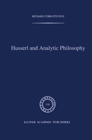 Husserl and Analytic Philosophy